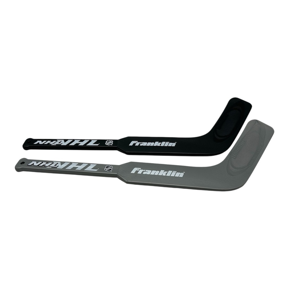 2- Wall Decor 21” Hockey Sticks Franklin NHL (Black & Gray)